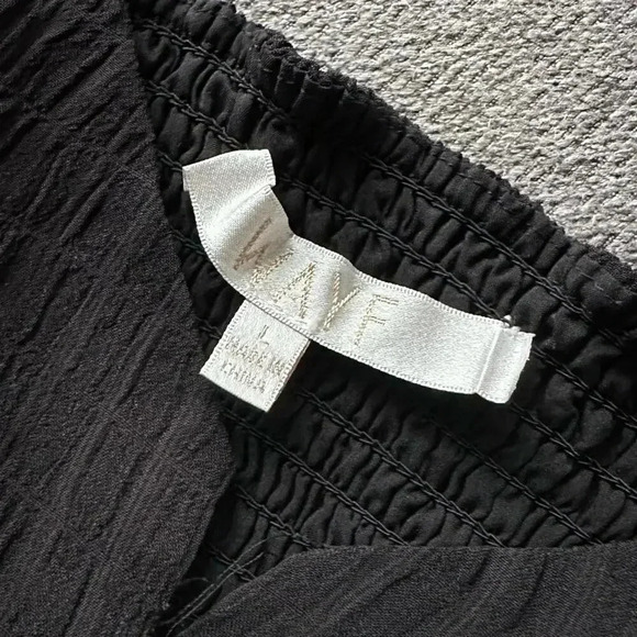 WAYF Ripton Puff Sleeve Babydoll Dress Large - Picture 3 of 7